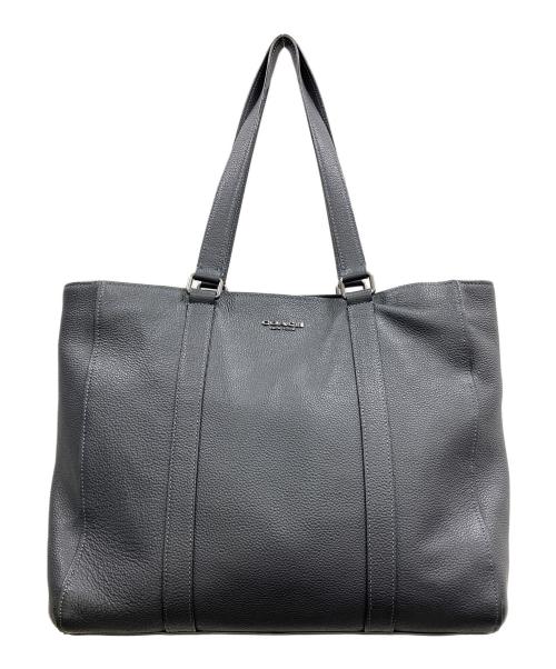 COACH（コーチ）COACH (コーチ) ダブルハンドルトートバッグ ネイビーの古着・服飾アイテム