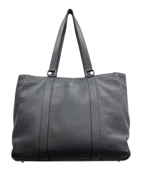 COACH（コーチ）COACH (コーチ) ダブルハンドルトートバッグ ネイビーの古着・服飾アイテム