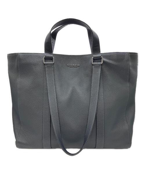 COACH（コーチ）COACH (コーチ) ダブルハンドルトートバッグ ネイビーの古着・服飾アイテム