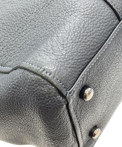 COACH（コーチ）COACH (コーチ) ダブルハンドルトートバッグ ネイビーの古着・服飾アイテム