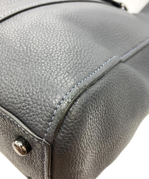 COACH（コーチ）COACH (コーチ) ダブルハンドルトートバッグ ネイビーの古着・服飾アイテム