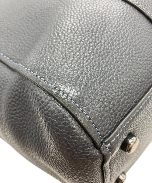 COACH（コーチ）COACH (コーチ) ダブルハンドルトートバッグ ネイビーの古着・服飾アイテム
