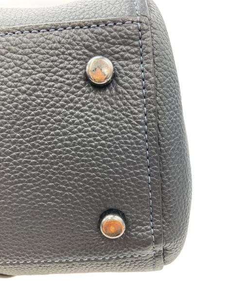 COACH（コーチ）COACH (コーチ) ダブルハンドルトートバッグ ネイビーの古着・服飾アイテム