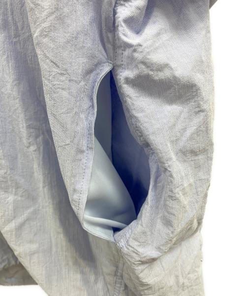 Graphpaper（グラフペーパー）Graphpaper (グラフペーパー) Seersucker Pullover Shirt ブルー サイズ:1の古着・服飾アイテム