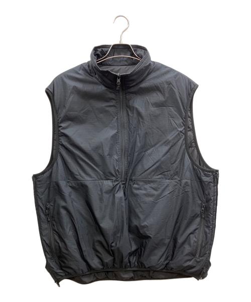 DAIWA PIER39（ダイワ ピア39）DAIWA PIER39 (ダイワ ピア39) TECH REVERSIBLE PULLOVER PUFF VEST ブラック サイズ:Lの古着・服飾アイテム