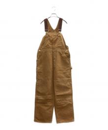 CarHartt（カーハート）の古着「ダブルニーオーバーオール」｜ブラウン