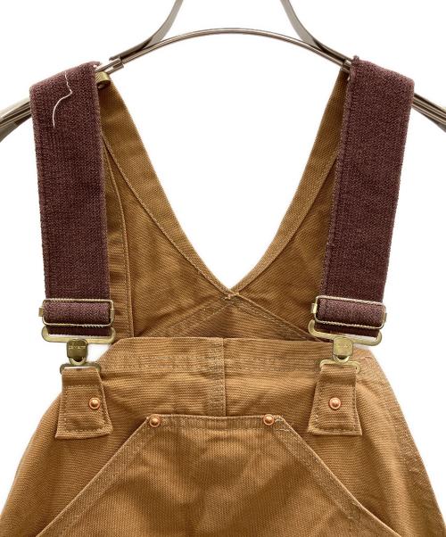 CarHartt（カーハート）CarHartt (カーハート) ダブルニーオーバーオール ブラウン サイズ:不明の古着・服飾アイテム