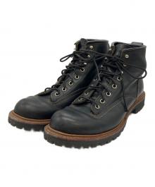 RED WING（レッドウィング）の古着「ラインマンブーツ」｜ブラック