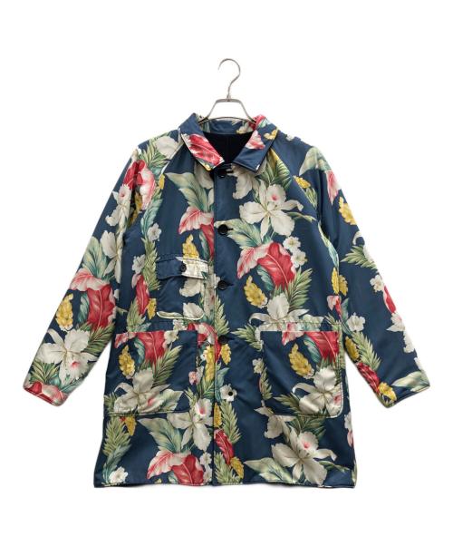 Engineered Garments（エンジニアド ガーメンツ）Engineered Garments (エンジニアド ガーメンツ) 花柄リバーシブルコート マルチカラー×ブラック サイズ:Sの古着・服飾アイテム