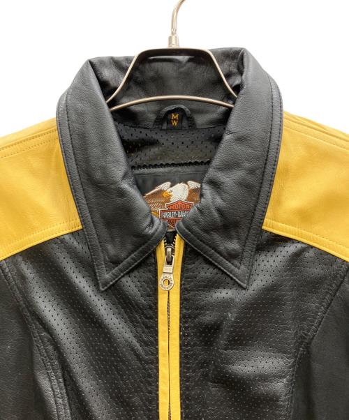 HARLEY-DAVIDSON（ハーレーダビッドソン）HARLEY-DAVIDSON (ハーレーダビッドソン) レザージャケット ブラック サイズ:不明(実寸サイズをご確認ください)の古着・服飾アイテム