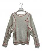 Vivienne Westwood RED LABELヴィヴィアンウエストウッドレッドレーベル）の古着「ワッフルカットソー」｜グレー