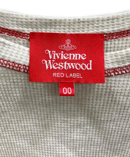 Vivienne Westwood RED LABEL（ヴィヴィアンウエストウッドレッドレーベル）Vivienne Westwood RED LABEL (ヴィヴィアンウエストウッドレッドレーベル) ワッフルカットソー グレー サイズ:00の古着・服飾アイテム
