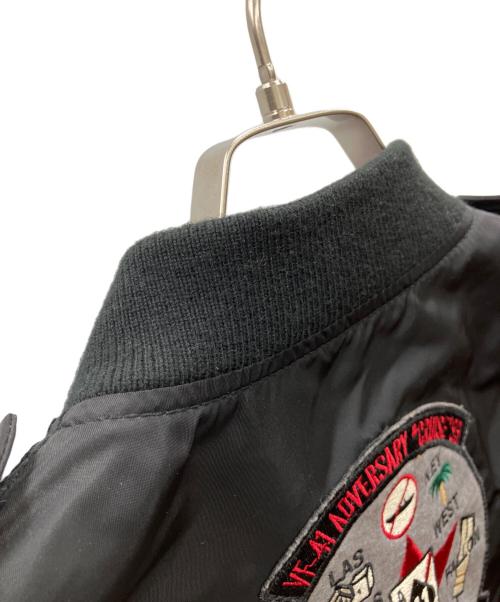 AVIREX（アヴィレックス）AVIREX (アヴィレックス) L-2B ブラックエース-フライトジャケット ブラック サイズ:Lの古着・服飾アイテム