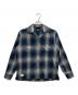 Schott（ショット）の古着「OMBRE CHECK FLANNEL SHIRT」｜ブルー