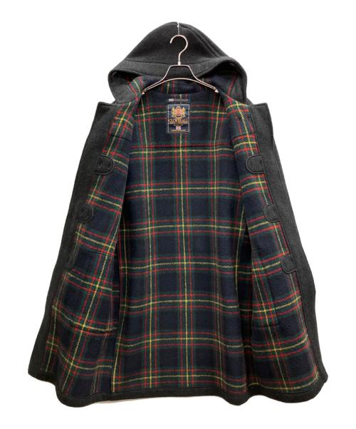 GLOVER ALL（グローバーオール）GLOVER ALL (グローバーオール) 裏タータンチェックダッフルコート グレー サイズ:50の古着・服飾アイテム