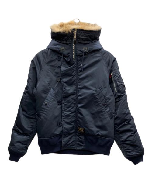 MARBLES（マーブルズ）MARBLES (マーブルズ) N-2B フライトジャケット ネイビー サイズ:Mの古着・服飾アイテム