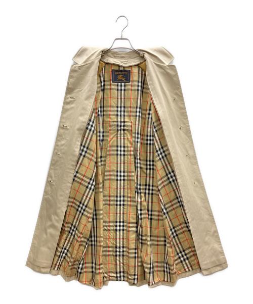 Burberry's（バーバリーズ）Burberry's (バーバリーズ) 裏ノバチェックステンカラーコート ベージュ サイズ:9ARの古着・服飾アイテム
