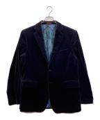 ETROエトロ）の古着「裏総柄ベロアジャケット」｜パープル