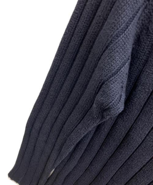 HERMES（エルメス）HERMES (エルメス) コットンカシミヤVネックニット ネイビー サイズ:Lの古着・服飾アイテム