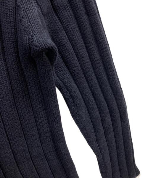 HERMES（エルメス）HERMES (エルメス) コットンカシミヤVネックニット ネイビー サイズ:Lの古着・服飾アイテム