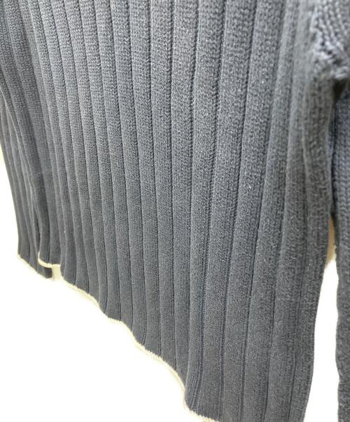 HERMES（エルメス）HERMES (エルメス) コットンカシミヤVネックニット ネイビー サイズ:Lの古着・服飾アイテム