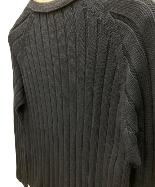 HERMES（エルメス）HERMES (エルメス) コットンカシミヤVネックニット ネイビー サイズ:Lの古着・服飾アイテム