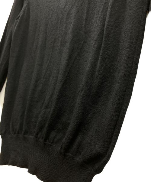 PRADA（プラダ）PRADA (プラダ) ウールハイゲージVネックニットカーディガン ブラック サイズ:36の古着・服飾アイテム