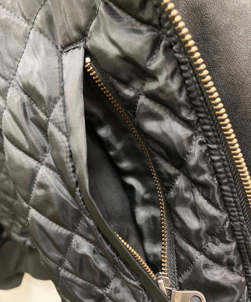 JOURNAL STANDARD（ジャーナルスタンダード）JOURNAL STANDARD (ジャーナルスタンダード) シープレザーフルベジジップフーディ ブラック サイズ:Lの古着・服飾アイテム