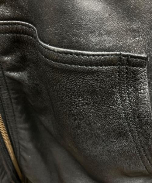 JOURNAL STANDARD（ジャーナルスタンダード）JOURNAL STANDARD (ジャーナルスタンダード) シープレザーフルベジジップフーディ ブラック サイズ:Lの古着・服飾アイテム