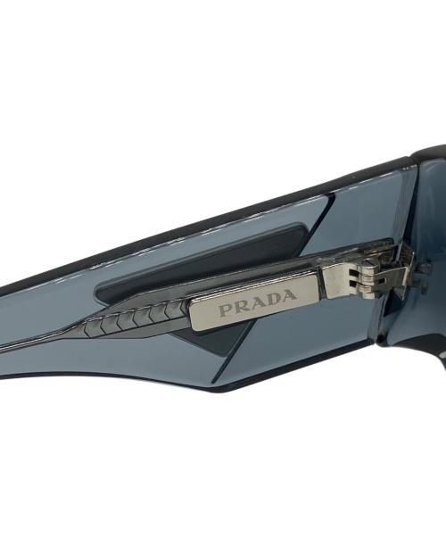 PRADA（プラダ）PRADA (プラダ) トライアングルロゴ サングラス ブルー サイズ:55□19-140の古着・服飾アイテム