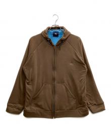 stussy（ステューシー）の古着「ロゴジップパーカー」｜ブラウン