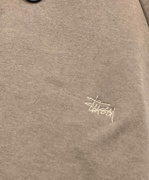 stussy（ステューシー）stussy (ステューシー) ロゴジップパーカー ブラウン サイズ:Lの古着・服飾アイテム