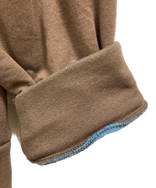 stussy（ステューシー）stussy (ステューシー) ロゴジップパーカー ブラウン サイズ:Lの古着・服飾アイテム