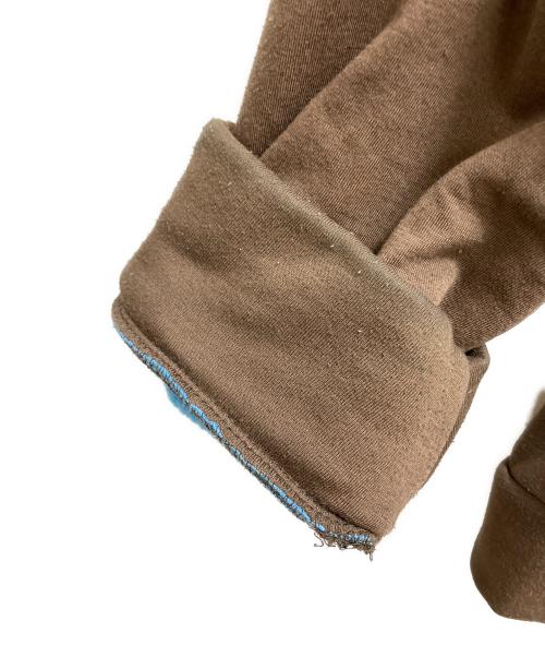stussy（ステューシー）stussy (ステューシー) ロゴジップパーカー ブラウン サイズ:Lの古着・服飾アイテム