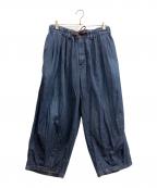 is-nessイズネス）の古着「BALLOON EZ PANTS」｜ブルー
