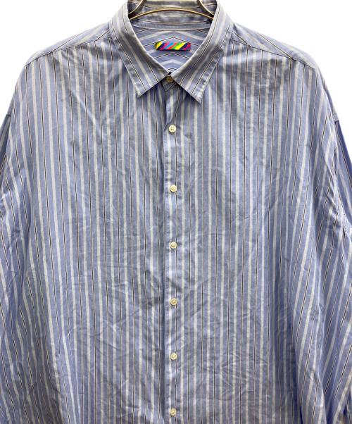 is-ness（イズネス）is-ness (イズネス) VENTILATION LONGSLEEVE SHIRT ブルー サイズ:Lの古着・服飾アイテム