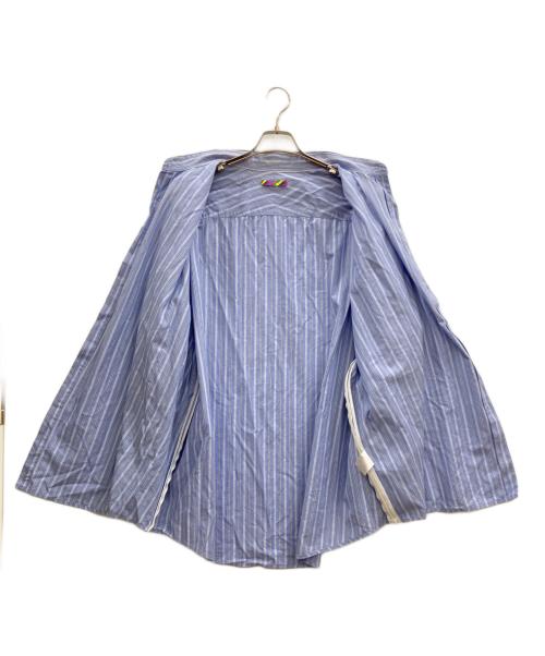 is-ness（イズネス）is-ness (イズネス) VENTILATION LONGSLEEVE SHIRT ブルー サイズ:Lの古着・服飾アイテム