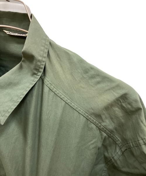 AURALEE（オーラリー）AURALEE (オーラリー) WASHED FINX TWILL BIG SHIRTS カーキ サイズ:5の古着・服飾アイテム