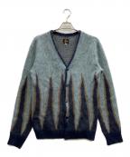 Needlesニードルズ）の古着「MOHAIR CARDIGAN FLAME」｜ブルー