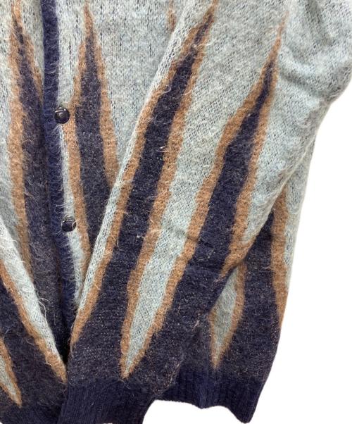 Needles（ニードルズ）Needles (ニードルズ) MOHAIR CARDIGAN FLAME ブルー サイズ:Lの古着・服飾アイテム