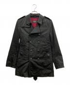 BURBERRY BLACK LABELバーバリーブラックレーベル）の古着「ショートトレンチコート」｜ブラック