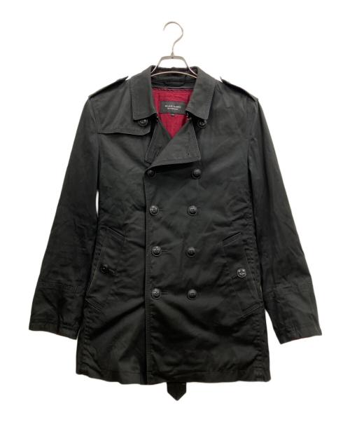 BURBERRY BLACK LABEL（バーバリーブラックレーベル）BURBERRY BLACK LABEL (バーバリーブラックレーベル) ショートトレンチコート ブラック サイズ:Mの古着・服飾アイテム