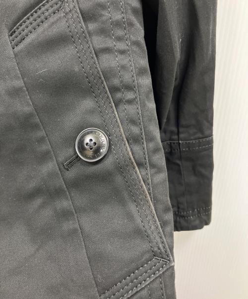 BURBERRY BLACK LABEL（バーバリーブラックレーベル）BURBERRY BLACK LABEL (バーバリーブラックレーベル) ショートトレンチコート ブラック サイズ:Mの古着・服飾アイテム