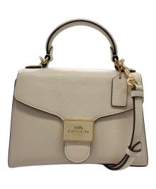 COACH（コーチ）の古着「ペッパーサッチェル」｜アイボリー