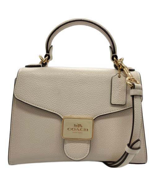 COACH（コーチ）COACH (コーチ) ペッパーサッチェル アイボリーの古着・服飾アイテム
