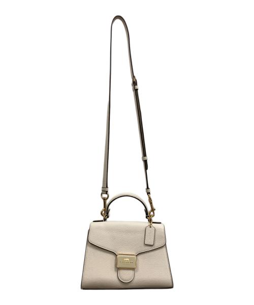 COACH（コーチ）COACH (コーチ) ペッパーサッチェル アイボリーの古着・服飾アイテム