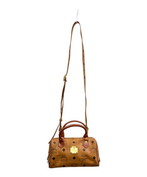 MCM（エムシーエム）MCM (エムシーエム) 2WAYミニボストンバッグ ブラウンの古着・服飾アイテム