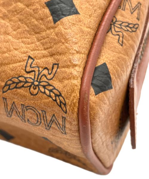 MCM（エムシーエム）MCM (エムシーエム) 2WAYミニボストンバッグ ブラウンの古着・服飾アイテム