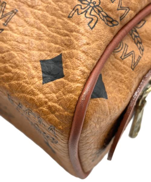 MCM（エムシーエム）MCM (エムシーエム) 2WAYミニボストンバッグ ブラウンの古着・服飾アイテム