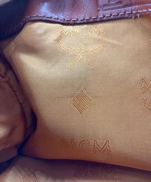 MCM（エムシーエム）MCM (エムシーエム) 2WAYミニボストンバッグ ブラウンの古着・服飾アイテム